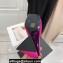 The Attico Heel 10.5cm Devon Mules Satin Fuchsia
