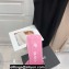 The Attico Heel 10.5cm Devon Mules Crocodile Print Pink