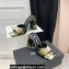 The Attico Heel 10.5cm Devon Mules Python Print