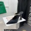 Versace Heel 11cm Satin Medusa Rhinestone Artifact Mules Black