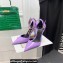 Versace Heel 10.5cm Medusa Charm Pumps Patent Lilac