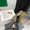 Versace Heel 9.5cm Medusa Chain Leather Sandals Python Print