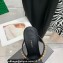 Versace Heel 11cm Satin Medusa Rhinestone Mules Black