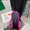 Versace Heel 11cm Satin Medusa Rhinestone Mules Fuchsia
