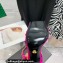 Versace Heel 11cm Satin Medusa Rhinestone Mules Fuchsia