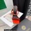 Versace Heel 11cm Satin Medusa Rhinestone Mules Red