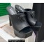 Versace Heel 14cm Platform 4cm La Medusa Mules Black