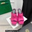 Versace Heel 14cm Platform 4cm La Medusa Mules Fuchsia