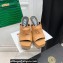 Versace Heel 14cm Platform 4cm La Medusa Mules Apricot