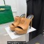 Versace Heel 14cm Platform 4cm La Medusa Mules Apricot