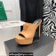 Versace Heel 14cm Platform 4cm La Medusa Mules Apricot