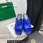 Versace Heel 14cm Platform 4cm La Medusa Mules Blue