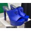 Versace Heel 14cm Platform 4cm La Medusa Mules Blue