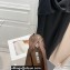The Attico Heel 10.5cm Venus Slingback with Ankle Strap Satin Brown