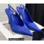 The Attico Heel 10.5cm Venus Slingback with Ankle Strap Satin Blue