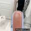 Amina Muaddi Heel 9.5cm Lupita Glass Slippers Mules PVC Sky Blue