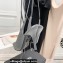 The Attico Heel 10.5cm Venus Slingback with Ankle Strap Satin Gray