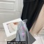 The Attico Heel 10.5cm Venus Slingback with Ankle Strap Satin Gray