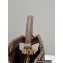 Fendi Peekaboo Iseeu Small Bag Brown with decorative Stitching 2022