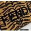 Fendi Tiger motif fabric Sunshine Medium Shopper Tote Bag 2022