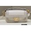 Fendi Baguette Medium Bag White with decorative Stitching 2022