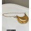 Fendi leather Nano Fendigraphy Hobo Bag Charm Gold 2022