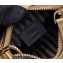Fendi leather Nano Fendigraphy Hobo Bag Charm Gold 2022