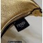 Fendi leather Nano Fendigraphy Hobo Bag Charm Gold 2022