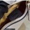 Fendi leather Nano Fendigraphy Hobo Bag Charm White 2022