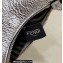 Fendi leather Nano Fendigraphy Hobo Bag Charm Silver 2022