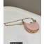 Fendi leather Nano Fendigraphy Hobo Bag Charm Pink 2022