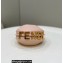 Fendi leather Nano Fendigraphy Hobo Bag Charm Pink 2022