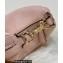 Fendi leather Nano Fendigraphy Hobo Bag Charm Pink 2022