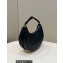 Fendi leather Fendigraphy Small Hobo Bag Black 2022