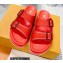 Louis Vuitton LV Trainer Mules Red 2022