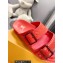 Louis Vuitton LV Trainer Mules Red 2022