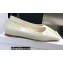 Dior Calfskin Ballerina Flats White 2022