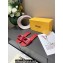 Fendi Leather Baguette Slides Red 2022