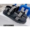 Dior Technical Fabric and White Resin Pearls DiorAct Sandals Black 2022