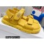 Dior Lambskin DiorAct Sandals Yellow 2022