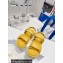 Dior Lambskin DiorAct Sandals Yellow 2022