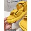 Dior Lambskin DiorAct Sandals Yellow 2022