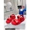 Dior Lambskin DiorAct Sandals Red 2022