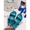 Dior Lambskin DiorAct Sandals Green 2022