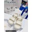 Dior Lambskin DiorAct Sandals White 2022