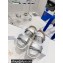 Dior Lambskin DiorAct Sandals Silver 2022