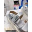 Dior Lambskin DiorAct Sandals Silver 2022
