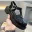 Prada Sporty Foam Rubber Sandals Black 2022