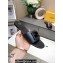 Fendi Leather Baguette Slides Black 2022