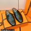 Hermes "H" cut-out detail Catena Mules Black